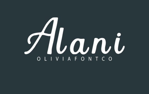 Alani Font: A Romantic Handwritten Typeface for Branding