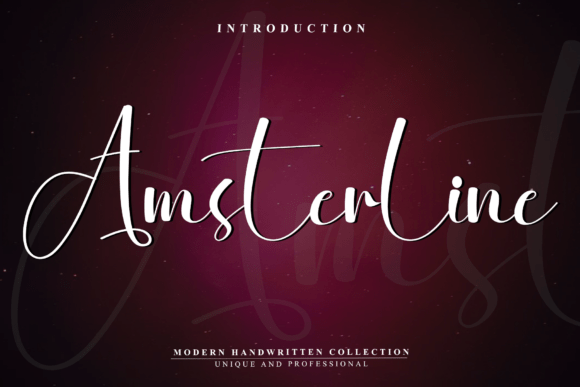 Amsterline Font: A Friendly Typeface for Makers