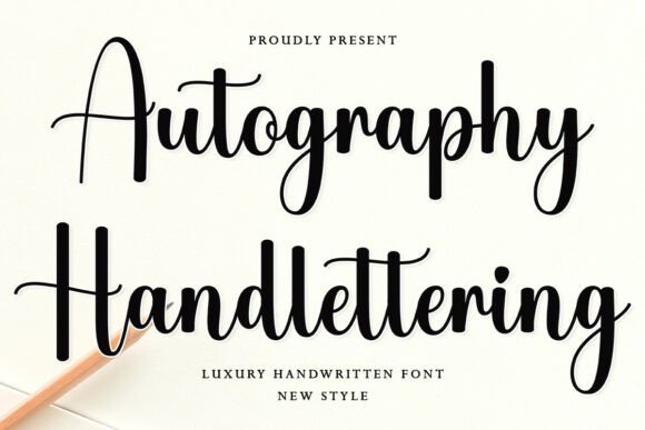 Autography Handlettering: A Premium Script Font for Web Design