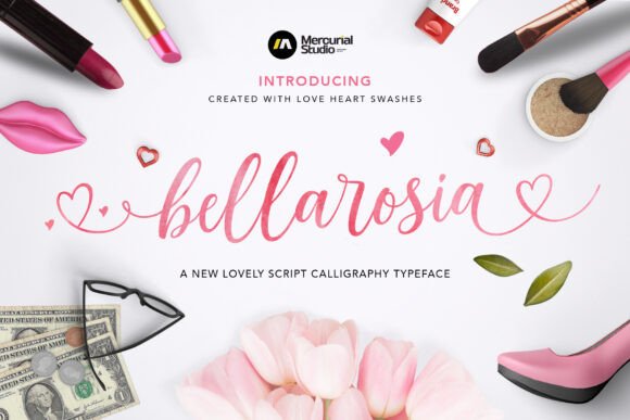 Bellarosia Font Review: A Romantic Script for Branding