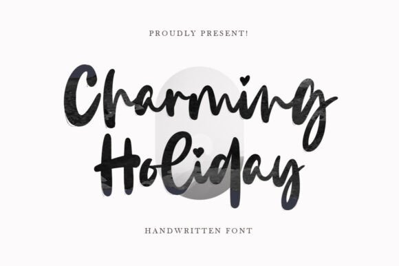 Charming Holiday Font for Small Business Branding
