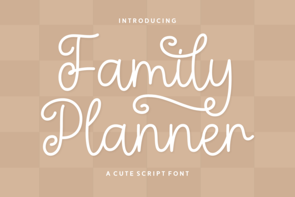 Family Planner Font: A Designer’s Take