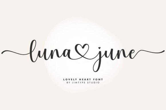 Luna June: A Modern Script Font for Editorial Design