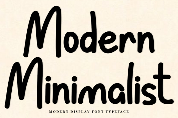 Modern Minimalist: A Warm Typeface for Crafters