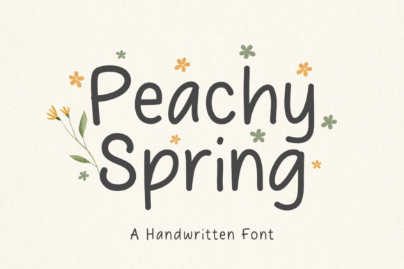 Peachy Spring Font: Elevate Your Brand Identity