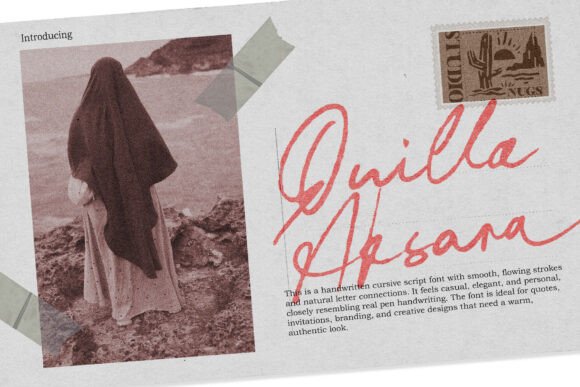 Quilla Aksara: The Handwritten Font for Bold Branding