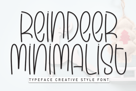 Reindeer Minimalist Font for Editorial Design