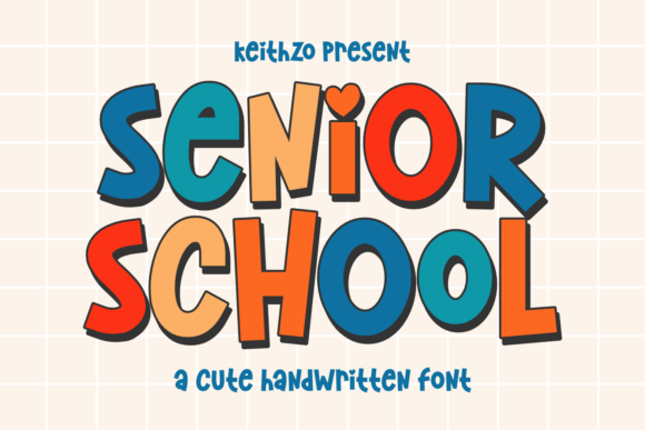 Senior School Font for Web Designers
