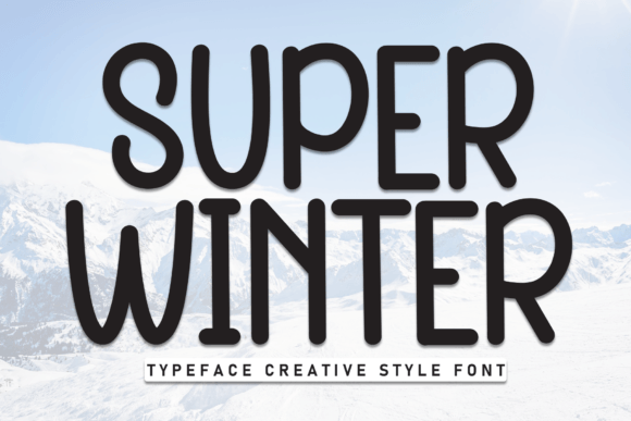 Super Winter Font: A Handwritten Typeface for Editors