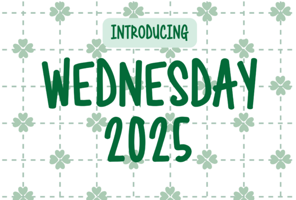 Wednesday 2025: The Handwritten Font for Clear Campaigns